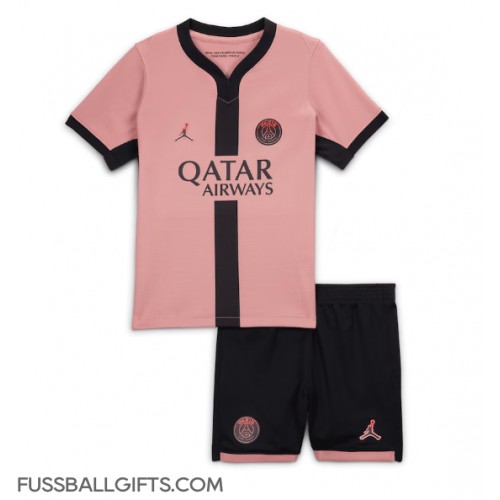 Paris Saint-Germain Fußballbekleidung 3rd trikot Kinder 2024-25 Kurzarm (+ kurze hosen)